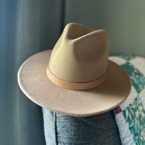 Stylish Tan Fedora Hat